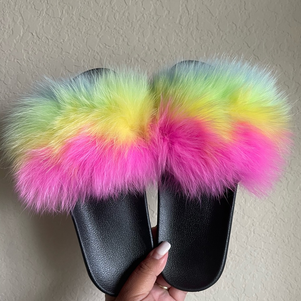 Colorful Furry Slides